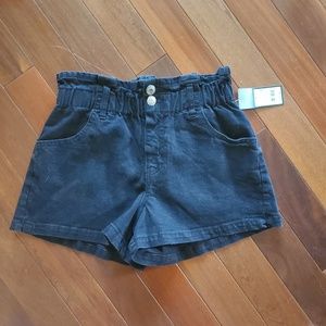 Black Paper bag Short Wild Fable